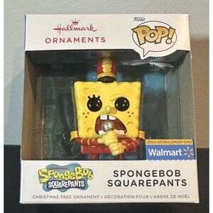 NIB Hallmark Ornaments Funko POP! SpongeBob SquarePants "BAND GEEK" Ornament